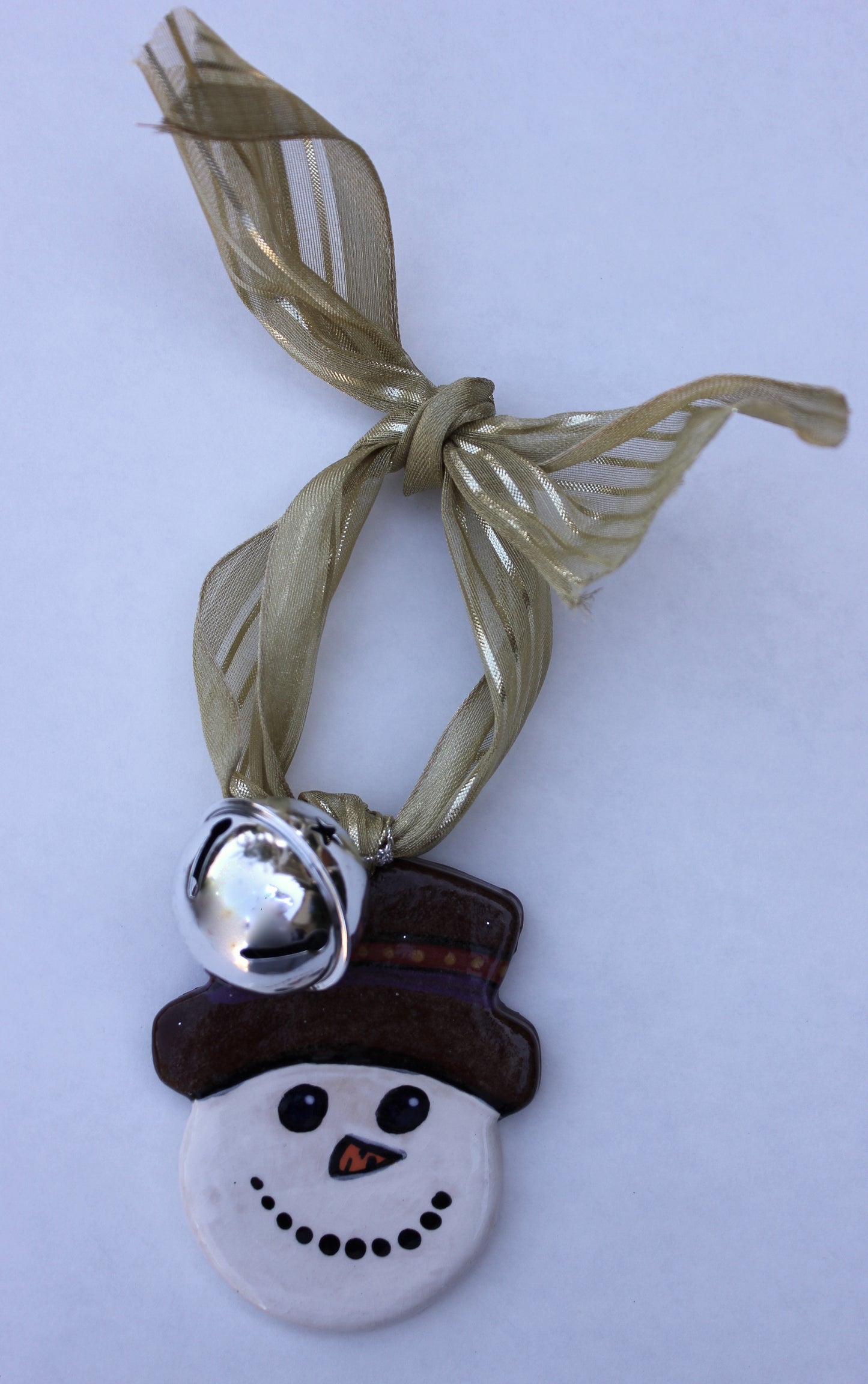 Snowman Head Tree Ornament